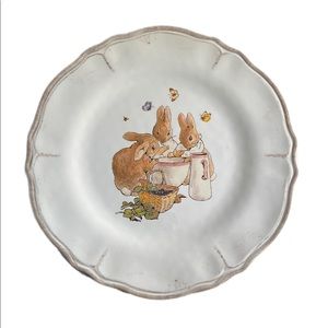 5 Pottery Barn Kids Beatrix Potter Plates Set of 5